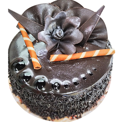 "Designer Round shape Rich Choco Cake -1 Kg - Click here to View more details about this Product